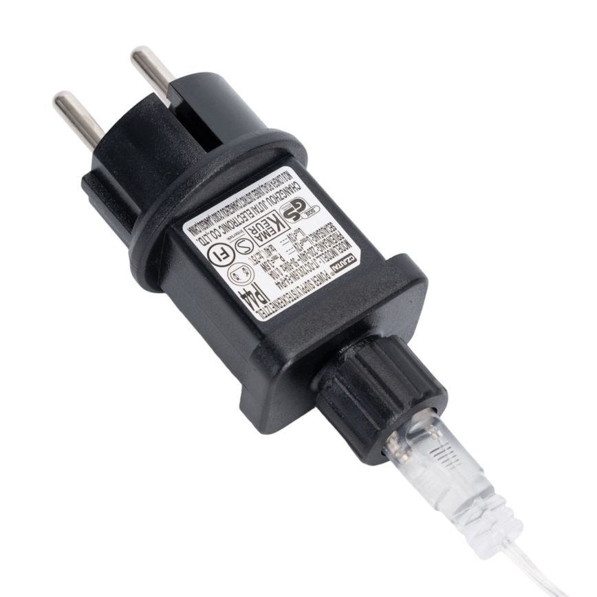 Aigostar - LED buiten kerstlichtsnoer 200xLED 8x0,6m IP44 warmwit