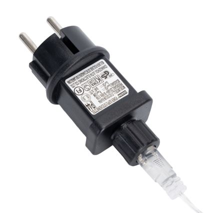 Aigostar - LED buiten kerstlichtsnoer 320xLED+80xLED 23m IP44 warmwit+koelwit