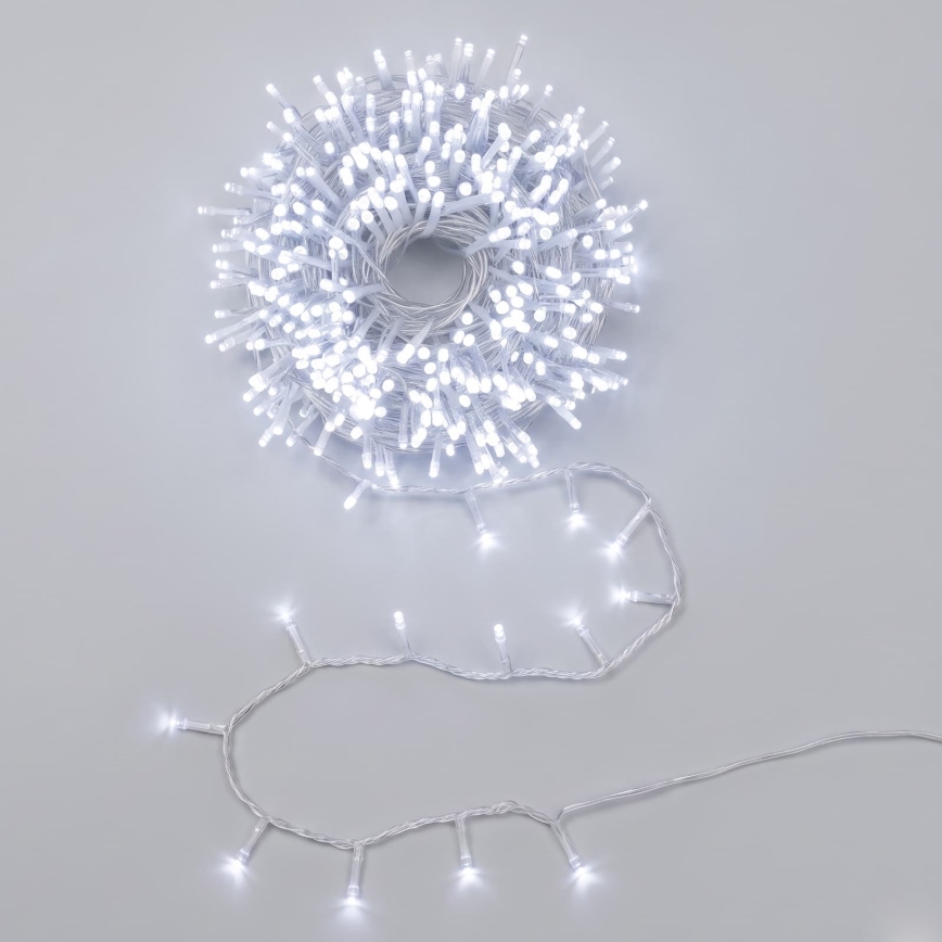 Aigostar - LED buiten kerstlichtsnoer 400xLED/8 functies 23m IP44 koud wit