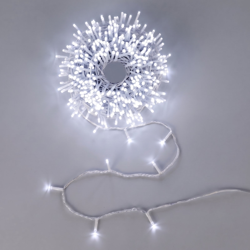 Aigostar - LED Buiten kerstslinger 100xLED 10,3m IP44 koel wit