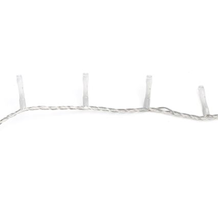 Aigostar - LED buiten kerstsnoer 100xLED/8 functies 5,3m IP44 warm wit