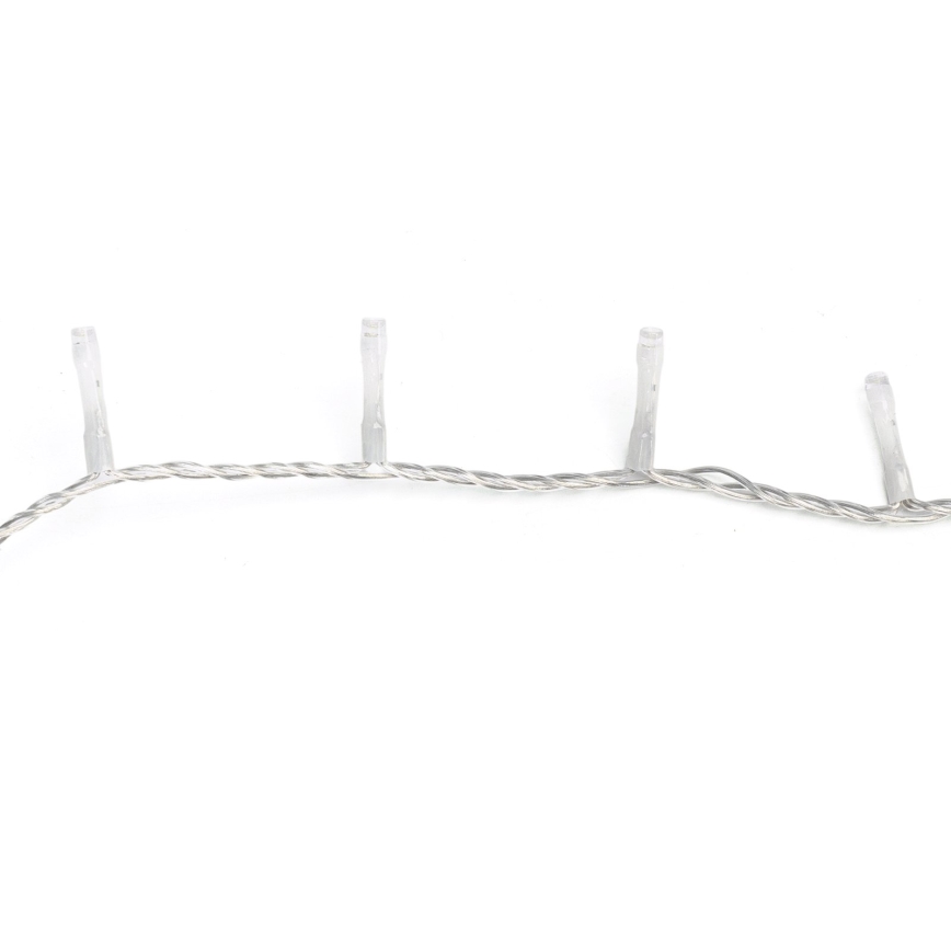 Aigostar - LED buiten kerstsnoer 100xLED/8 functies 5,3m IP44 warm wit