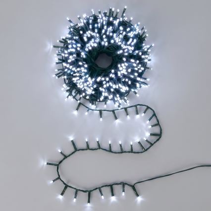 Aigostar - LED buiten kerstsnoer 1500xLED/8 functies 33m IP44 koud wit
