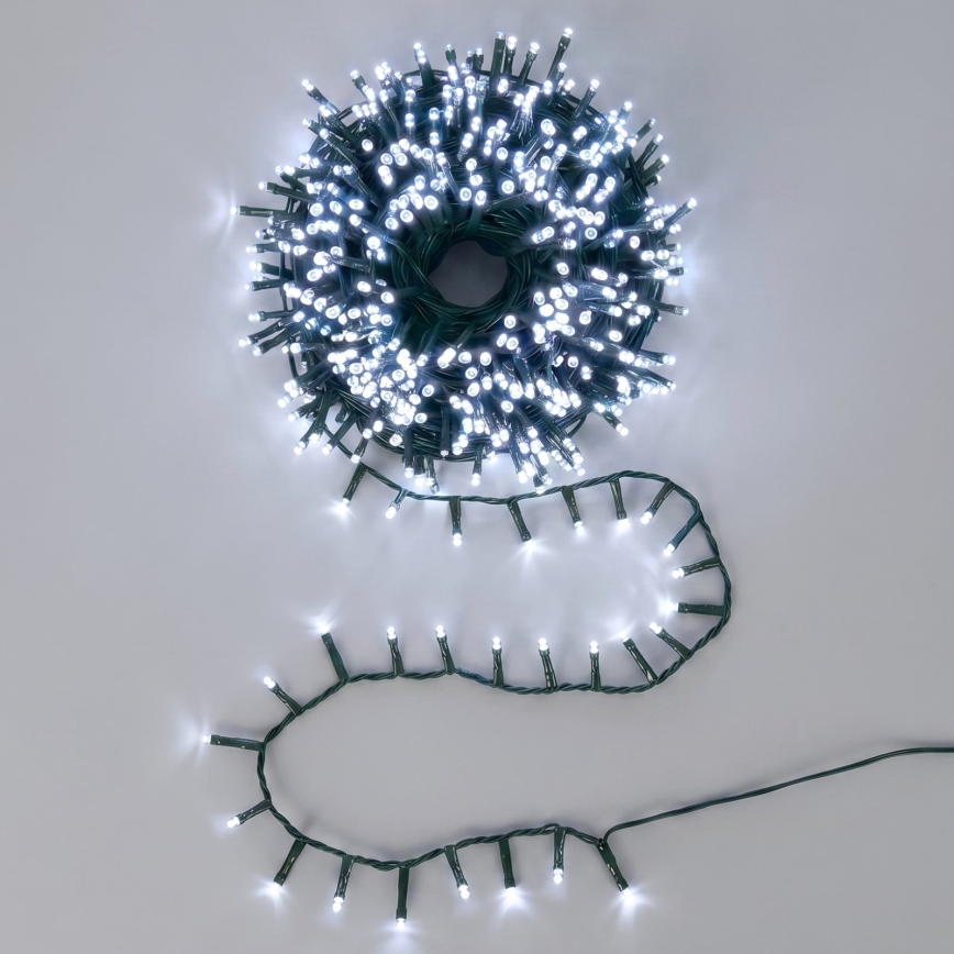 Aigostar - LED buiten kerstsnoer 1500xLED/8 functies 33m IP44 koud wit