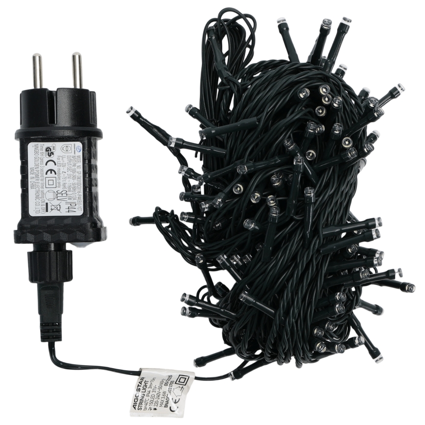 Aigostar - LED buiten kerstsnoer 150xLED/8 functies 18 m IP44 koud wit