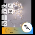 Aigostar - LED buiten kerstsnoer 150xLED/8 functies 18m IP44 warm wit/koud wit