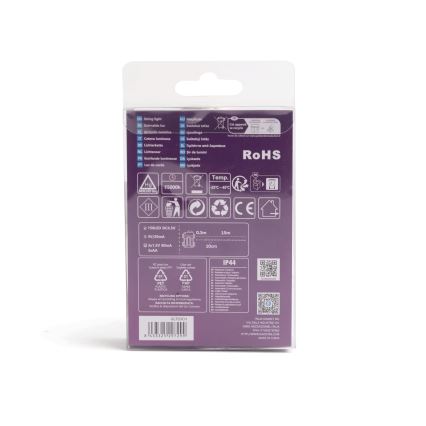 Aigostar - LED buiten kerstverlichting 150xLED/8 functies/3xAA 15,3m IP44 meerkleurig
