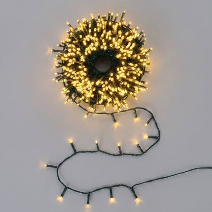 Aigostar - LED buiten kerstsnoer 2000xLED/8 functies 103m IP44 warm wit