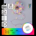 Aigostar - LED buiten kerstverlichting 100xLED/7 functies 4xAA 10,3m IP44 meerkleurig + afstandsbediening