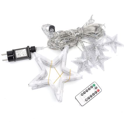 Aigostar - LED buiten kerstsnoer 120xLED/8 functies 3x0,6 m IP44 warm wit + afstandsbediening