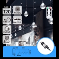 Aigostar - LED buiten kerstverlichting 120xLED/8 functies 3x0,6m IP44 koud wit + afstandsbediening
