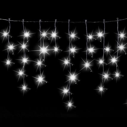 Aigostar - LED buiten kerstverlichting 200xLED 8x0,6m IP44 koud wit