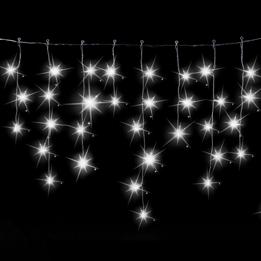 Aigostar - LED buiten kerstverlichting 200xLED 8x0,6m IP44 koud wit