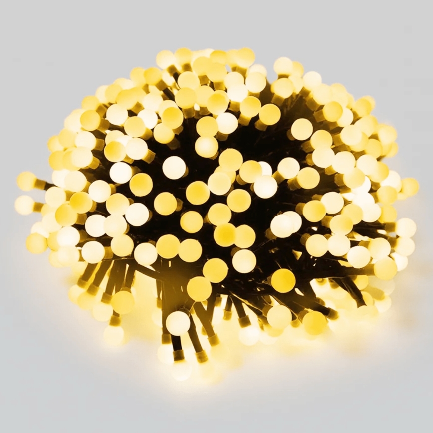 Aigostar - LED buiten kerstverlichting 50xLED/8 functies 8m IP44 warm wit
