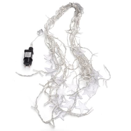 Aigostar - LED buitensnoer 168xLED/8 functies 3x1,5m IP44 warmwit sterren