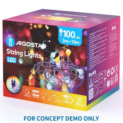 Aigostar - LED buitendecoratie 504xLED IP44 warm wit vlinder