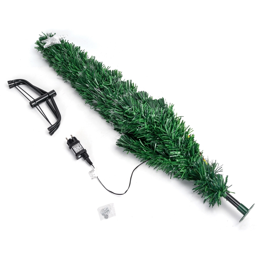 Aigostar - LED-kerstboom voor buiten 205xLED/8 functies 180cm IP44 warm wit