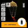 Aigostar - LED-buitenkerstdecoratie LED/3xAA IP44 kerstman