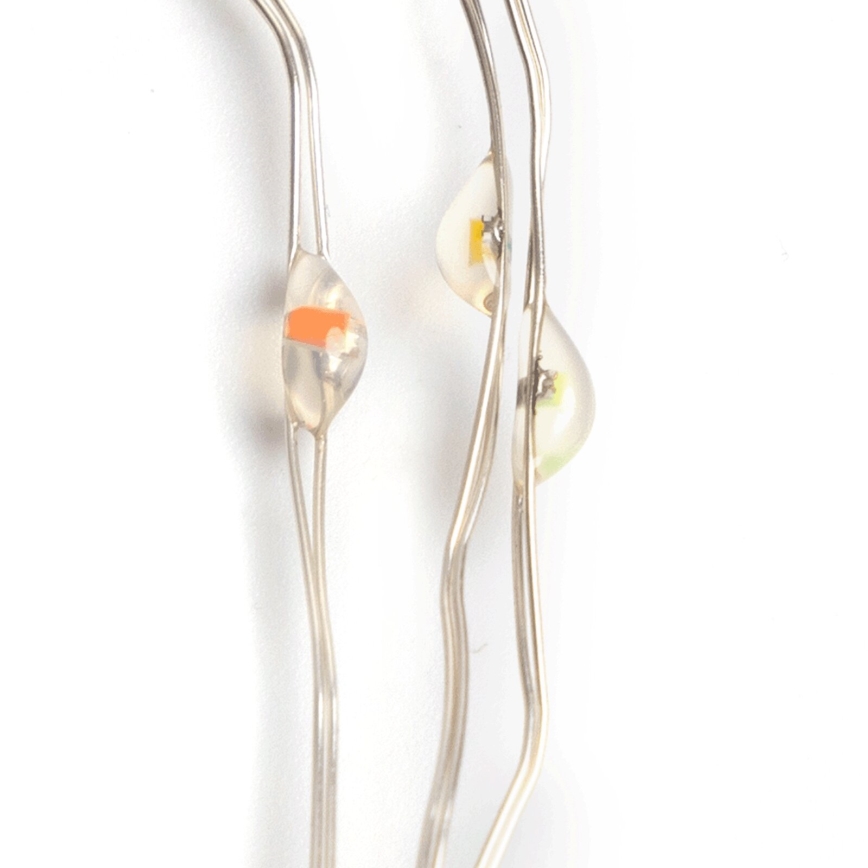 Aigostar - LED-buitenlichtsnoer, 50x LED, 8 functies, 3x AA, 5,3 m, IP44, meerkleurig