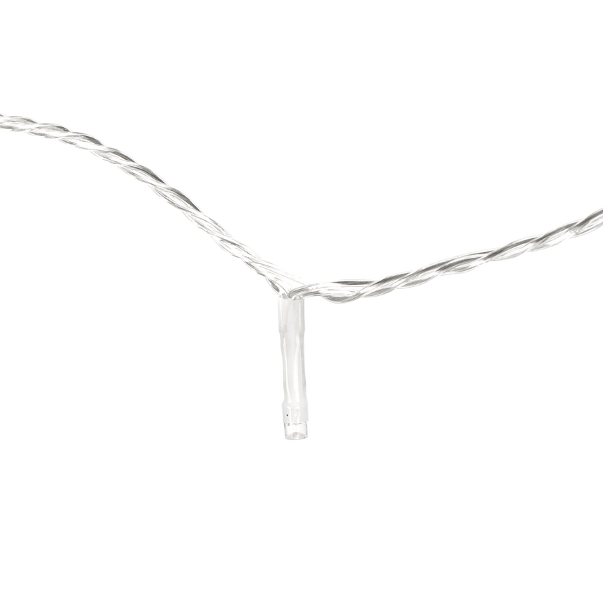 Aigostar - LED buitensnoer 50xLED/8 functies 8 m IP44 warm wit