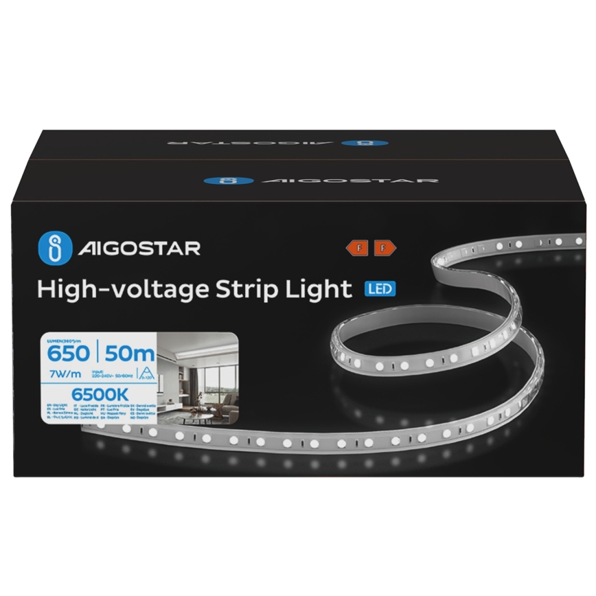 Aigostar - LED buitenstrip 50m LED/350W/230V 6500K IP65