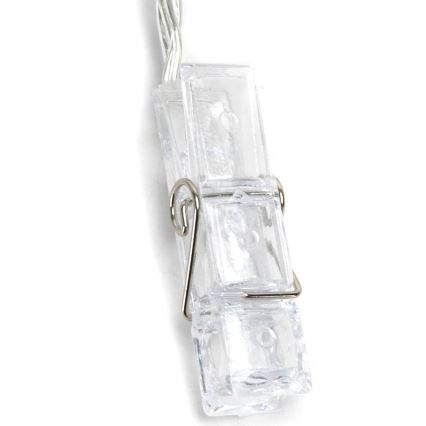 Aigostar - LED decoratieve lichtketting 20xLED/5W/USB 6 m warm wit