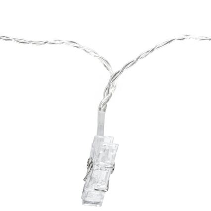 Aigostar - LED-decoratieve lichtsnoer 80xLED/5W/USB 13 m warm wit