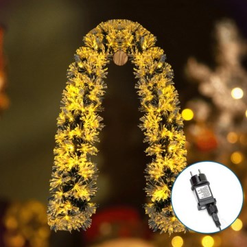 Aigostar - LED Décoration de Noël extérieure 112xLED/3,6W/230V 2m IP44 blanc chaud