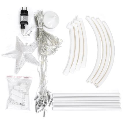 Aigostar - LED Décoration de Noël extérieure LED/3,6W/230V 150 cm IP44 blanc froid