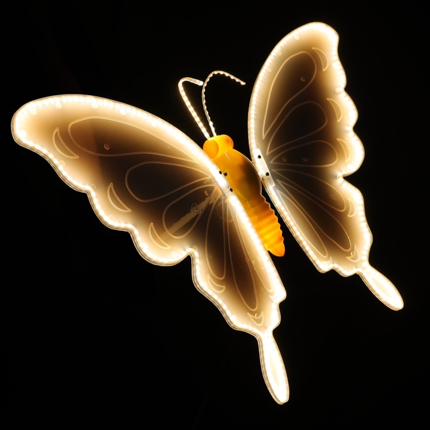 Aigostar - LED décoration extérieure 306xLED IP44 blanc chaud papillon