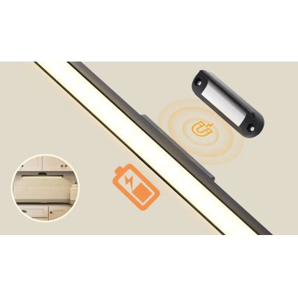 Aigostar - LED Dimbaar oplaadbaar spiegel verlichting LED/2,9W/5V 2000 mAh