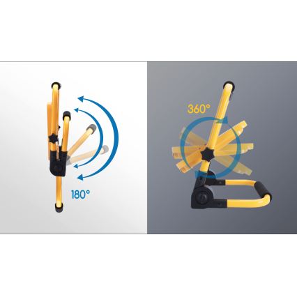 Aigostar - LED Dimbaar rechargeable Schijnwerper LED/50W/5V 6500K IP65