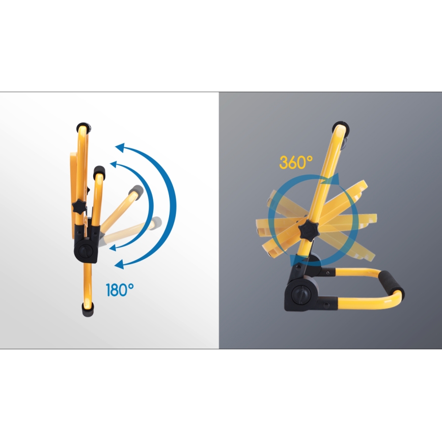 Aigostar - LED Dimbaar rechargeable Schijnwerper LED/50W/5V 6500K IP65