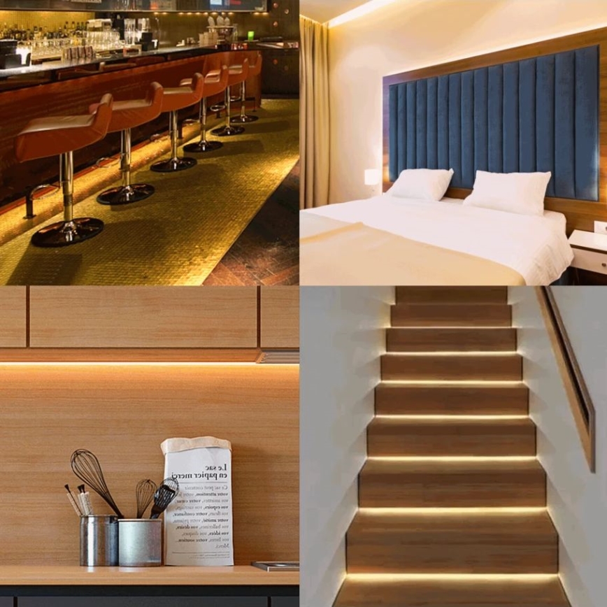 Aigostar - LED Dimbaar zonne- strip LED/1,6W/3,2V 3 m 2700K IP65 + afstandsbediening