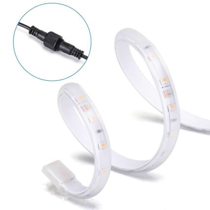 Aigostar - LED Dimbaar zonne- strip LED/1,6W/3,2V 3 m 2700K IP65 + afstandsbediening
