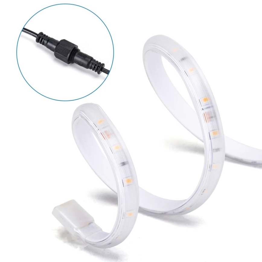 Aigostar - LED Dimbaar zonne- strip LED/1,6W/3,2V 3 m 2700K IP65 + afstandsbediening
