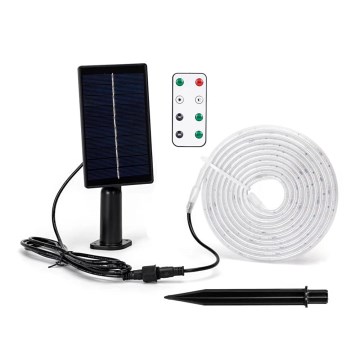 Aigostar - LED Dimbaar zonne- strip LED/1,6W/3,2V 3 m 6500K IP65 + afstandsbediening