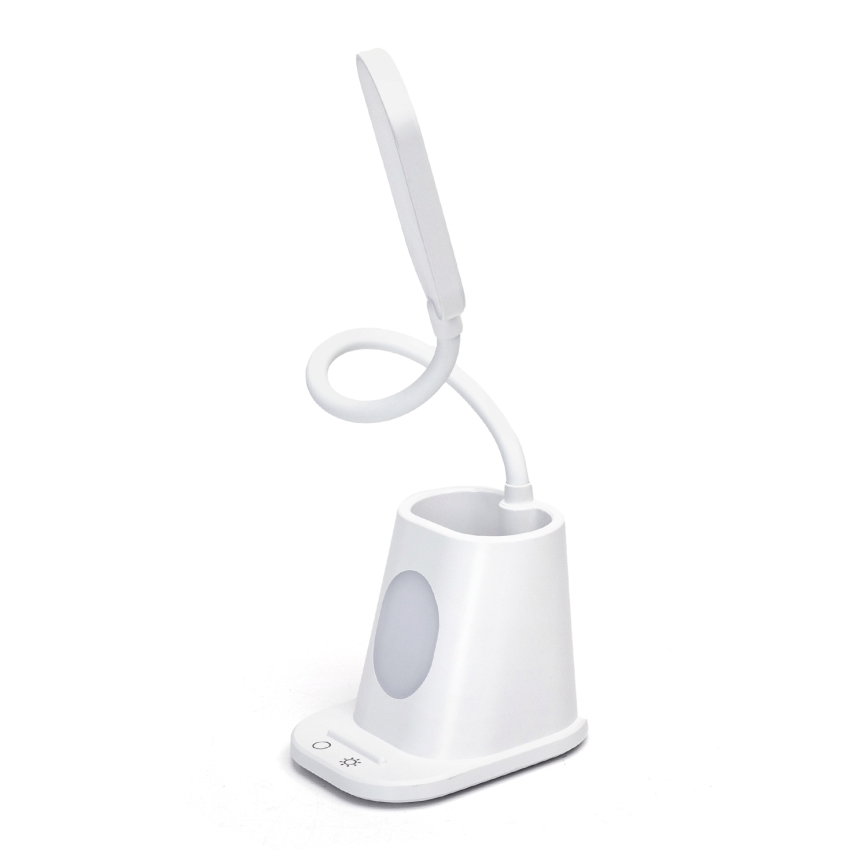 Aigostar - LED Dimbare oplaadbare tafellamp LED/2,8W/5V 1800mAh 3000/5000K wit