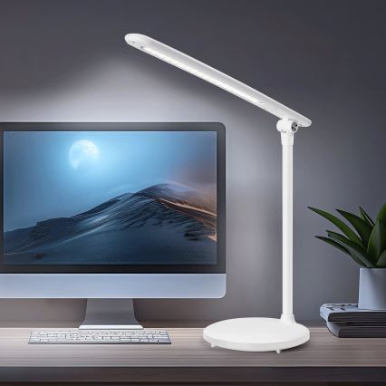 Aigostar - LED Dimbare oplaadbare touch tafellamp LED/3W/5V 2700/4000/6500K 1800 mAh