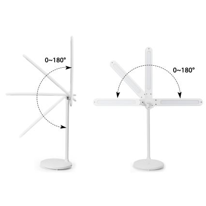 Aigostar - LED Dimbare oplaadbare touch tafellamp LED/3W/5V 2700/4000/6500K 1800 mAh