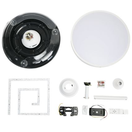 Aigostar - LED dimbare plafondventilator LED/36W/230V 2700-6500K diameter 107 cm + afstandsbediening wit