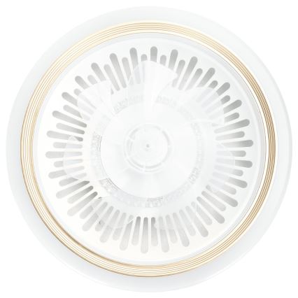 Aigostar - LED dimbare plafondventilator LED/40W/230V 2700/4000/6500K diameter 50 cm + afstandsbediening wit