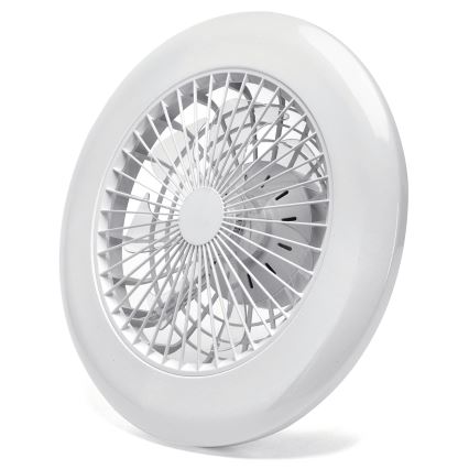 Aigostar - LED dimbare plafondventilator LED/40W/230V 2700-6500K diameter 49 cm + afstandsbediening wit