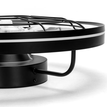 Aigostar - LED dimbare plafondventilator LED/40W/230V 2700-6500K diameter 48 cm + afstandsbediening zwart