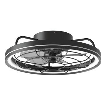 Aigostar - LED dimbare plafondventilator LED/40W/230V 2700-6500K diameter 48 cm + afstandsbediening zwart