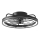 Aigostar - LED dimbare plafondventilator LED/40W/230V 2700-6500K diameter 48 cm + afstandsbediening zwart