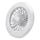 Aigostar - LED dimbare plafondventilator LED/40W/230V 2700-6500K diameter 49 cm + afstandsbediening wit