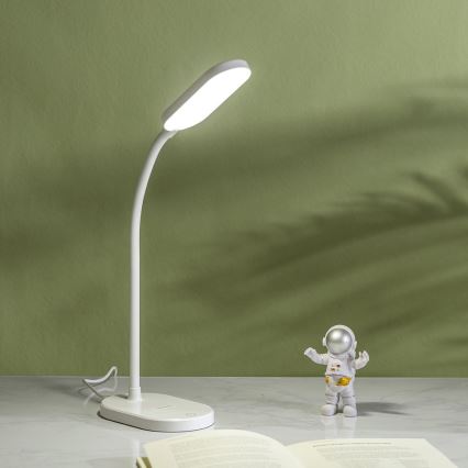 Aigostar - LED dimbare tafel lamp met draadloos opladen LED/2,5W/5V wit