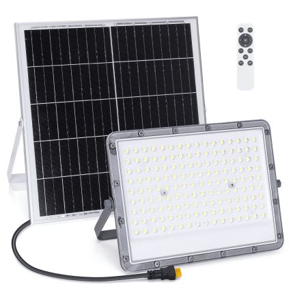 Aigostar - Dimbare zonne-LED-schijnwerper LED/200W/3,2V IP65 20000 mAh + afstandsbediening