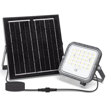Aigostar - LED Dimbare zonne-schijnwerper LED/50W/3,4V 3000/4000/6500K IP66 + afstandsbediening